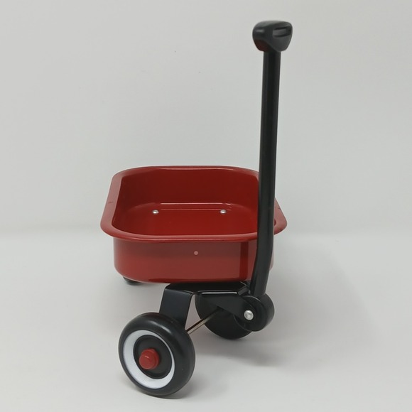 Radio Flyer Red Wagon Metal Decorative Small Toy Model Collectible Vintage Plush - Picture 2 of 10